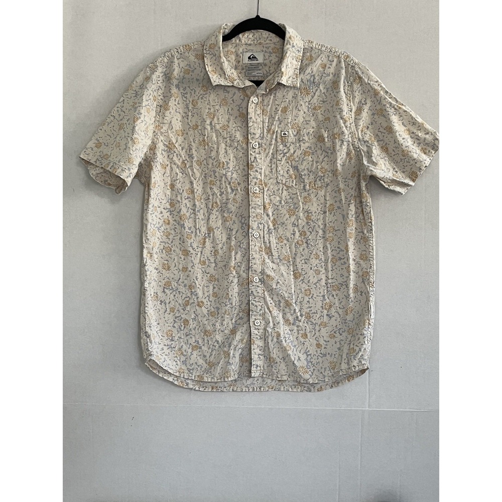 Quiksilver Classic Short-Sleeve Shirt - Men's Has Holes See Pics Medium